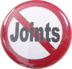 Joints verboten Button II